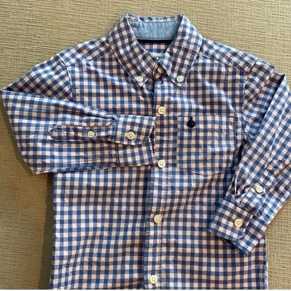 Carter’s Toddler Boys Checkered Dress Shirt size 4T